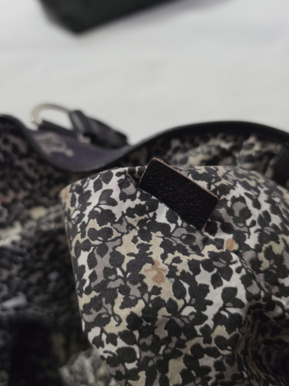 Celine Macadam Denim Shoulder Bag - Picture 8 of 10
